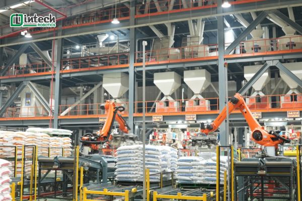 Hệ thống robot bốc xếp thùng carton là gì