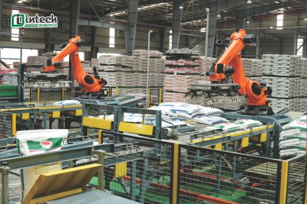 Thông số kỹ thuật hệ thống robot bốc xếp thùng carton