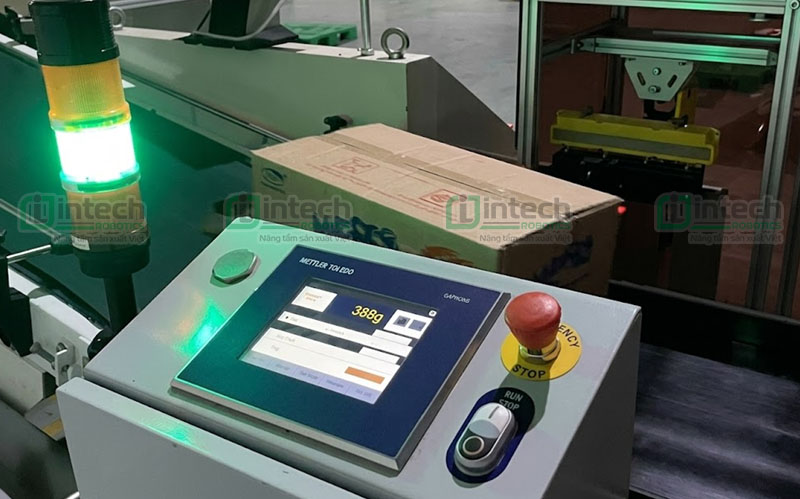 Cân băng tải, Kiểm tra trộng lượng thùng phát hiện sai sót