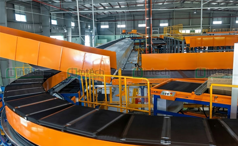 Ưu điểm của dây chuyền phân loại bưu kiện
