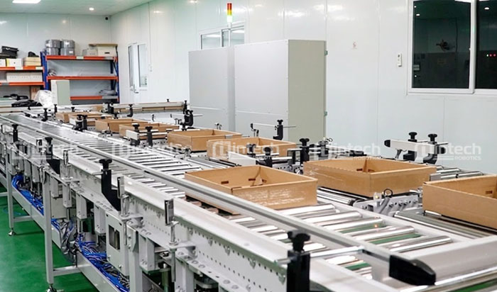Hệ thống băng tải vận chuyển cell pin