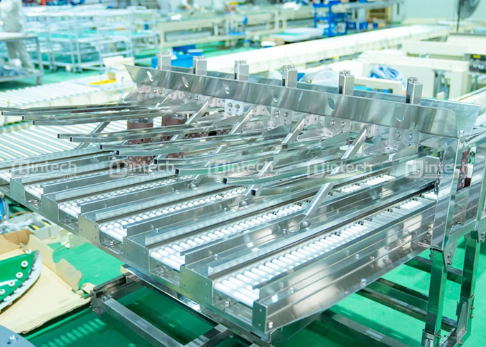 Dây chuyền vận chuyển trang sức lắp đặt chạy thử tại nhà máy Intech