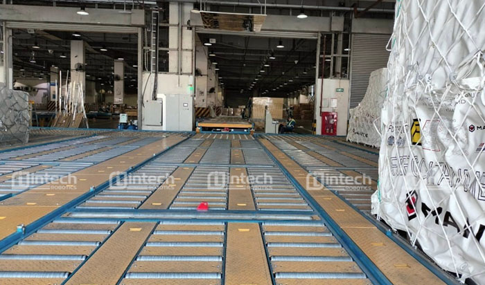 Hệ thống tự động hóa vận chuyển hàng uld cho ngành hàng không đi vào vận hành